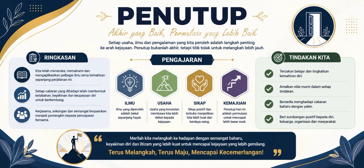 Penutup – Akhir yang Baik, Permulaan yang Lebih Baik